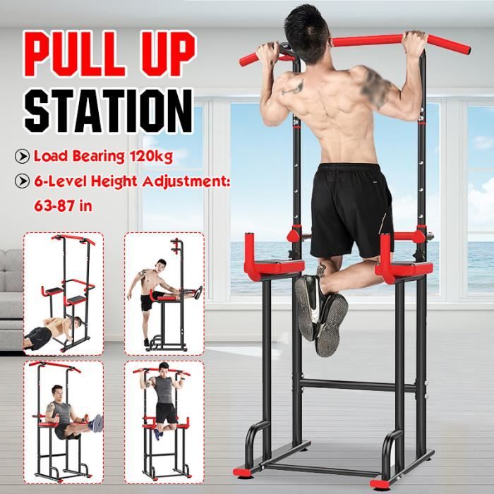 Pullup Fitness Barre de traction ajustable - Chaise romaine