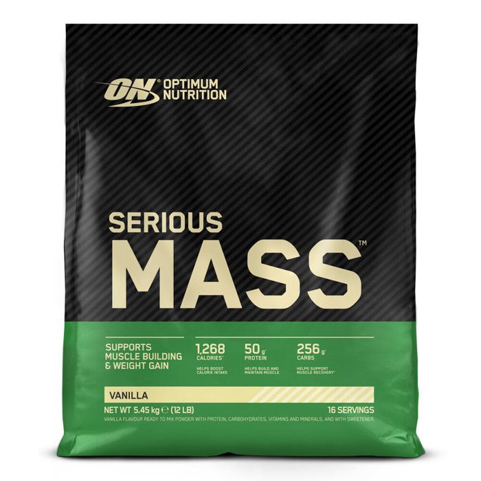 OPTIMUM NUTRITION Pot Serious Mass Vanille - 5,6 kg
