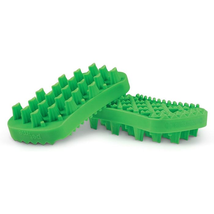 Pet+Me - Brosse Poils Longs pour Chat - Verte