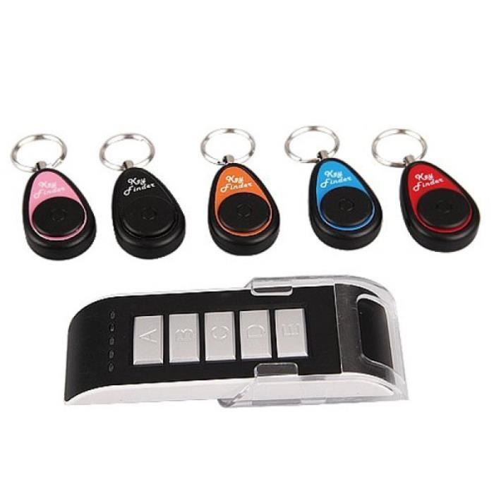 5-en-1 40M sans fil Anti-perdu Localisateur de clés Find Locater Alarm Keychain Kit LOCALISATION - FILATURE - TRACAGE GPS
