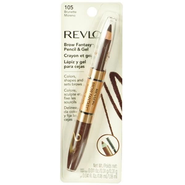 Revlon - Sourcils Crayon de Fantaisie Et Gélifier 105 Brunette - 0.04 fl. oz.- 1.18 ml