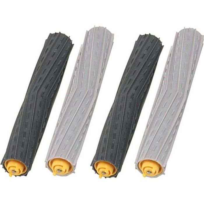 2 paires Kit d'accessoires pour brosses extracteur de debris pour iRobot Roomba 800 900 870 880 960 980 Serie d'aspirateur