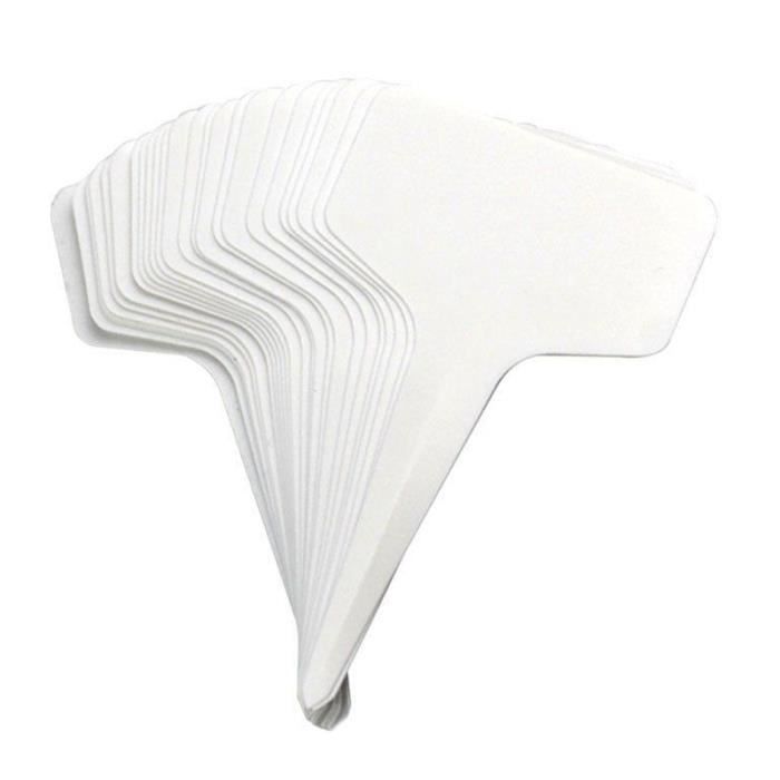 50 pcs Plastique Usine T-Tags Tags Marqueurs Pepiniere Jardin Decoration Etiquettes pour Plantes Jardin Decor Jardinage Etiquette