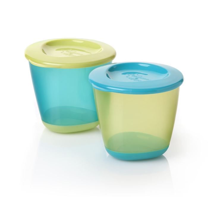 Lot de 2 pots de conservation Vert