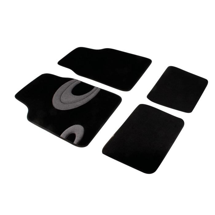 TBC Lot de 4 Tapis de sol - Moquette effet 3D