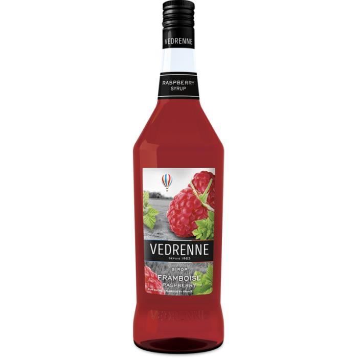Sirop de Framboise VEDRENNE - 100cl - Fruité et gourmand