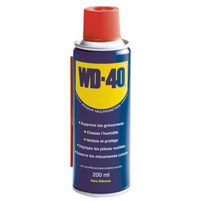 WD-40 Produit Multifonction aérosol - 200 ml