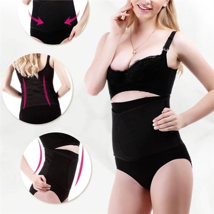 Ceinture de taille à ceinture Post-partum bande de ventre de protection de récupération Classeur abdominale pour femmes