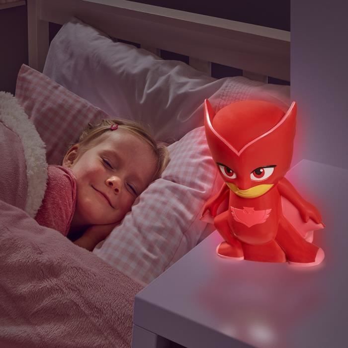 PYJAMASQUES Veilleuse et lampe torche GoGlow Buddy - Rouge