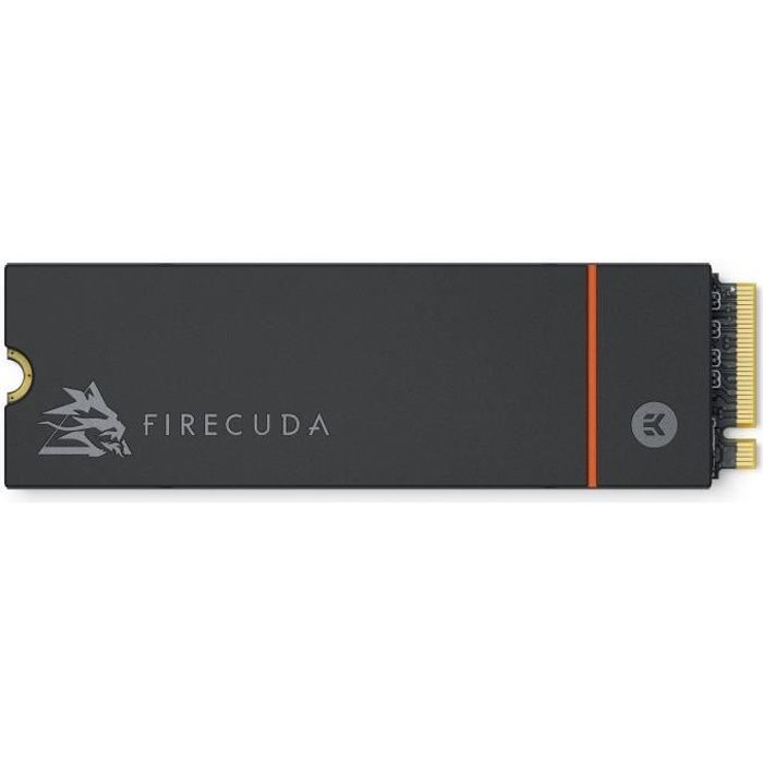 SEAGATE ZP4000GM3A023 - FireCuda 530 Heatsink - Disque SSD Interne - 4To - PCI Express 4.0 x4 (NVMe)