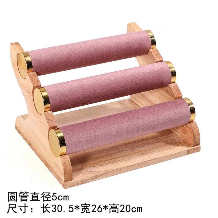 Kowaku Présentoir De Montre Pour Hommes, Support De Montre-Bracelet En Bois, Présentoir De Rangement De Bracelets De Montre, Vitrine Pour La Vente Au Détail