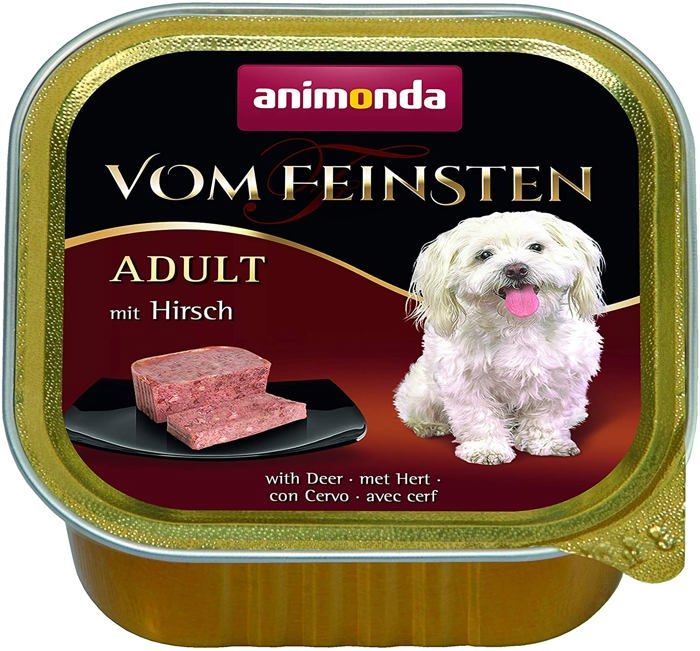 Animonda Vom Feinsten Adult pâtée pour chien au cerf - 22 x 150 g (3 3 kg) Animonda Vom Feinsten Adult pâtée pour chien au cerf - 22 x 150 g (3 3 kg)
