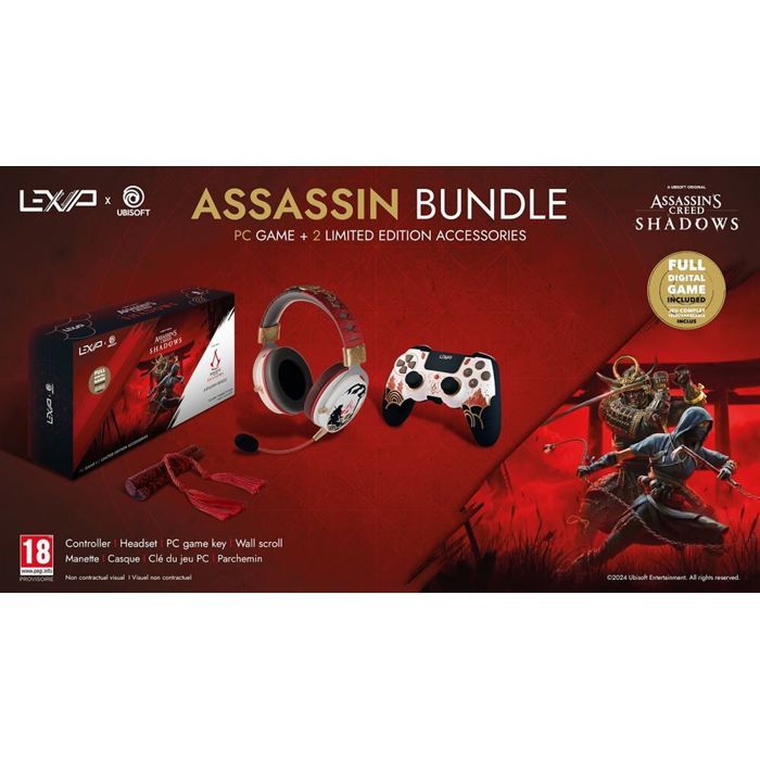 Pack Manette Lexip Assassin's Creed Shadows – Casque, Jeu PC - vue 6