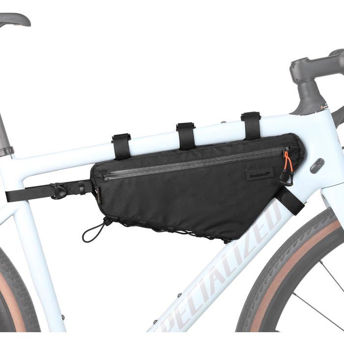 Persist-Sac de cadre de tube de vélo sac de vélo noir imperméable pour