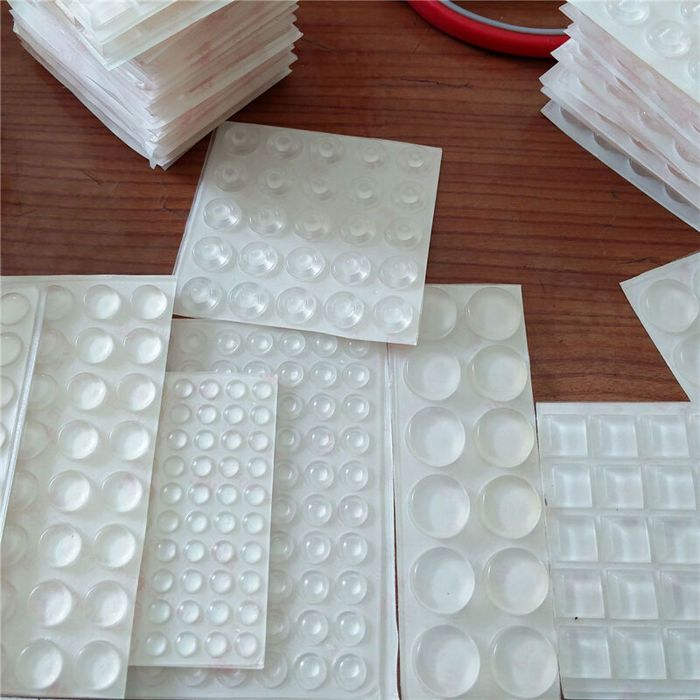 zhan-1 pièce de butoirs en caoutchouc pieds adhésifs transparents antichocs et antibruit idéaux pour les meubles butoirs aut