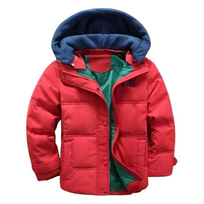 Doudoune Duvetica Matelassée Enfant 14 Ans - Tricolore Bleu Blanc Rouge - Occasion Très Bon état