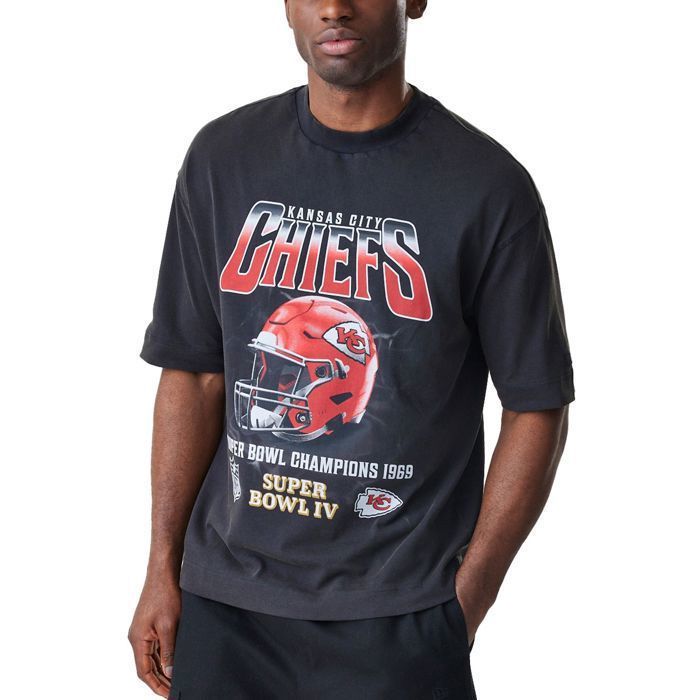 Chemise Boxy - NEW ERA - Kansas City Chiefs - 100% coton - Manches courtes - Noir/Rouge Chemise Boxy - NEW ERA - Kansas City Chiefs - 100% coton - Manches courtes - Noir/Rouge