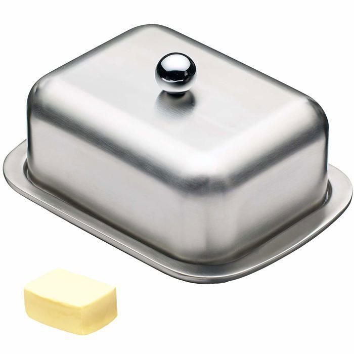 Beurrier - Acier Inoxydable - 185 x 122 x 69 cm - Compatible Lave-Vaisselle - Design Moderne acier inoxydable YYV