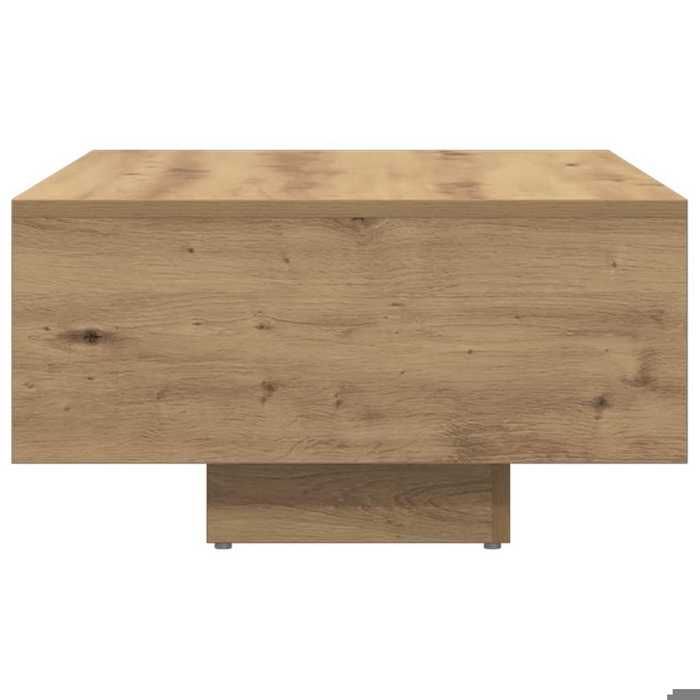 Maison SoldesTable basse - Table à Café pour Salon Étagère de Rangement chêne sonoma 80x50 5x41 5cm bois dingénierie Moderne