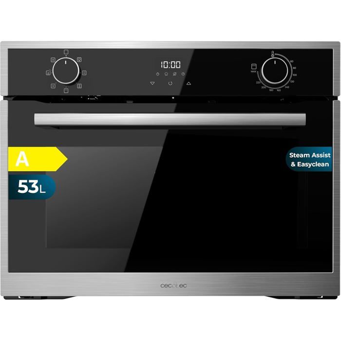 Four encastrable 45 cm - SUTEO - 53L - 7 fonctions - Grill - Chaleur ventilée - Convection - Décongélation