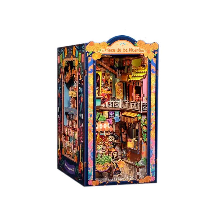 Kit de construction Cutebee Booknook Plaza de los Muertos BJAA405 Bois 18 x 12 x 23 cm