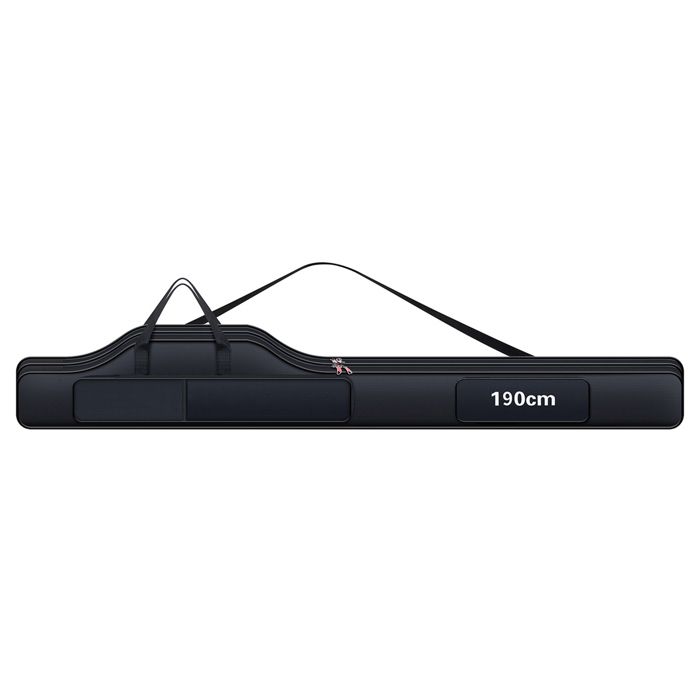 Sac de pêche 190cm - Shipenophy - Modèle 27848 - Noir - Pliable - Pour cannes/moulinets