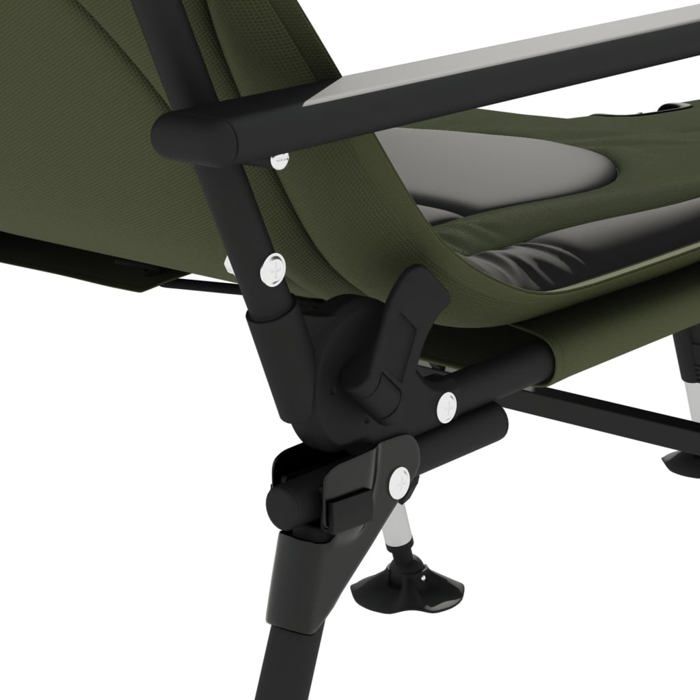 Mode Chaise longue - 1-personne CHEZ YIYI assise optimal Transat - de pêche avec pieds à boue réglables pliable vert 126x62x401572