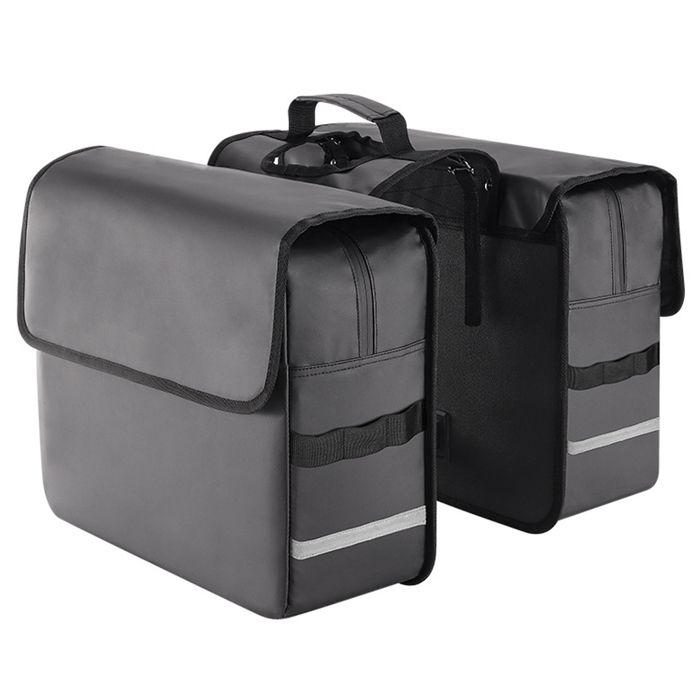 Sacoche 36l 49x40cm tissu imperméable500d randonnée vélo bagage voyage - BEARWIN - avertissement réfléchissant haute visibilité sa