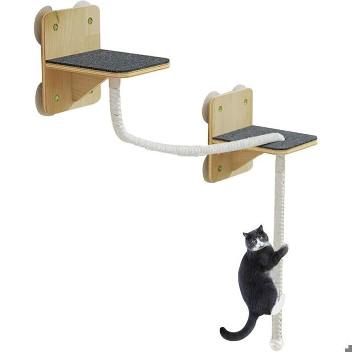 Étagères murales pour Chat Mur descalade DIntérieur avec Griffoir