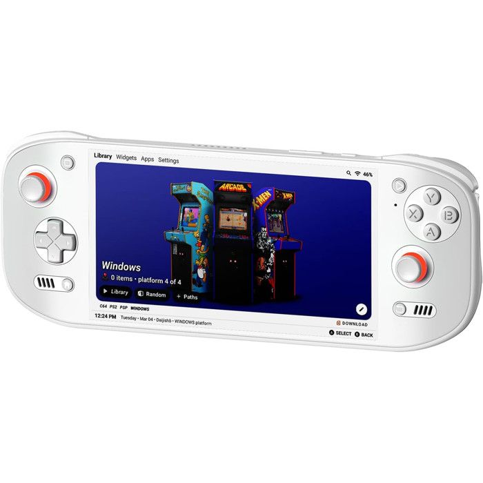 AYN Odin2 Portal Max Console de jeu portable écran OLED 7 pouces 120 Hz 16GB+1 To de stockage Snapdragon 8 Gen 2 8000mAh Blanc
