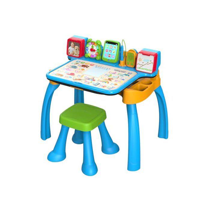 Table dactivité - VTECH - Version ESP - 6 en 1 - Tabouret inclus - Écran LED avec stylet guide