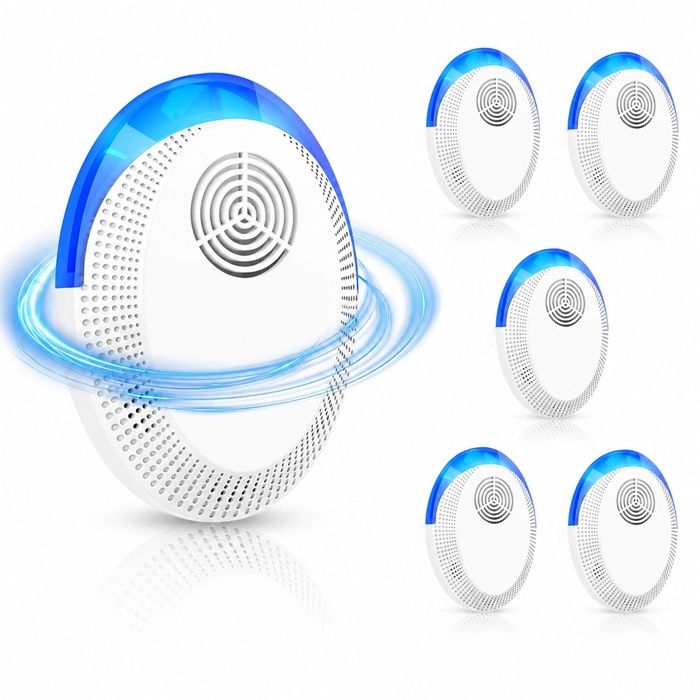 Ultrason souris  - Roame -  et rats 6pcs anti souris rongeurs appareil et pour maison 1300 pieds carrés couverture branchement prise