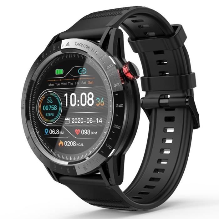 Montre connectée tactile cheap round