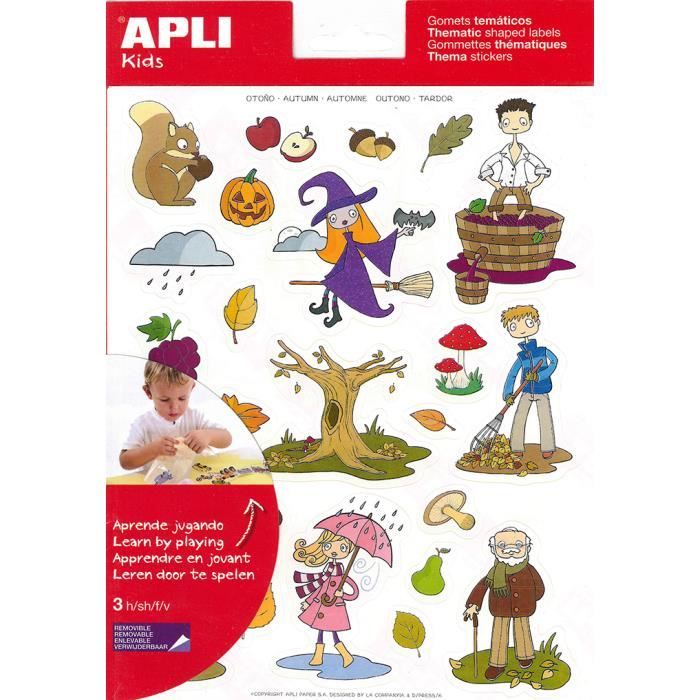 Gommettes Lautomne Apli Kids
