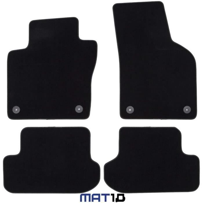 Sur Mesure Deluxe Qualité Tapis De Voiture Fiat Ducato 2007-2015 ** NOIR **
