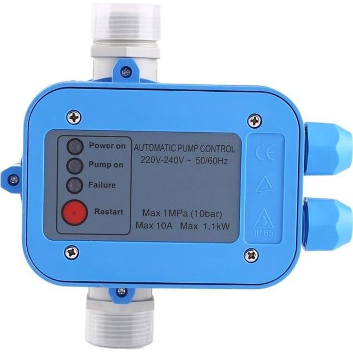 Régulateur De Pression Automatique Pour Pompe à Eau - 110V, 145 PSI - Neuf