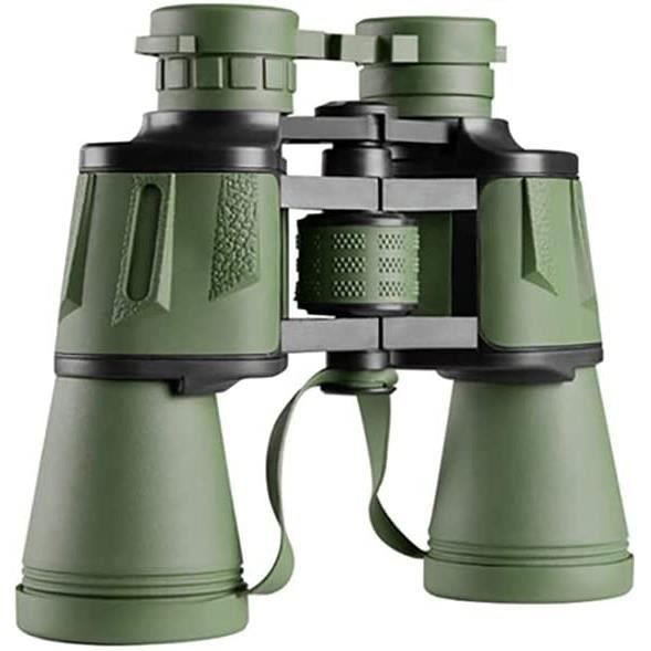 Jumelles Bosco C9 12x42 - Pour Observation Oiseaux, Randonnée, Chasse - Champ De Vision 112 M, étanches, Légères - Couleur Vert Foncé