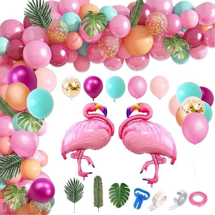 Kit Arche Ballons Vintage Rose & Or – 133 Pièces Guirlande Anniversaire Mariage Baby Shower