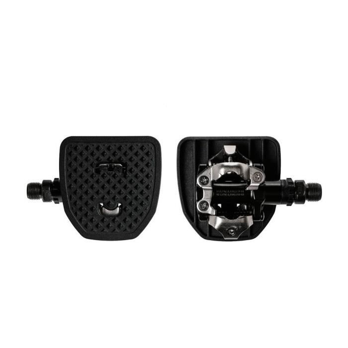 PP Pedal Plate | SPDX | Adaptateur pour pédales automatiques Shimano SPD et Look X-Track Compatible | Aucun Cales requis | Transform