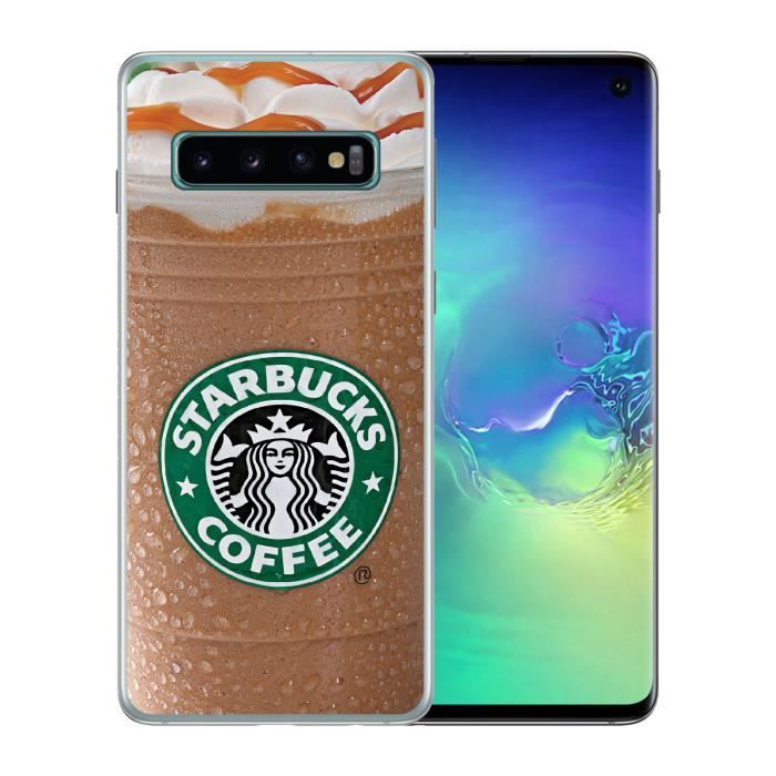Coque pour Samsung Galaxy S10 starbucks coffee