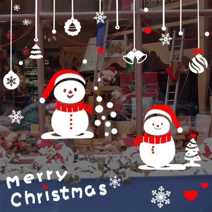 Joyeux Noël Décorations grand art decal vinyl sticker pour fenêtre ou mur