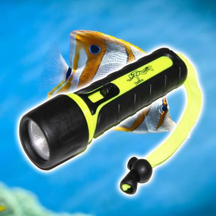 LAMPE TORCHE DE PLONGEE MARIN ETANCHE A 100M 3500 LUMENS CREE LED XL-M T6