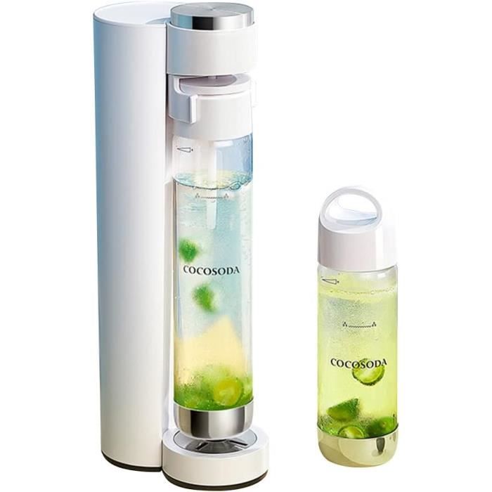 Mysoda Woody Machine à Eau Pétillante Bois Renouvelable - Vert Sauge Avec Bouteille Et Cylindre CO2