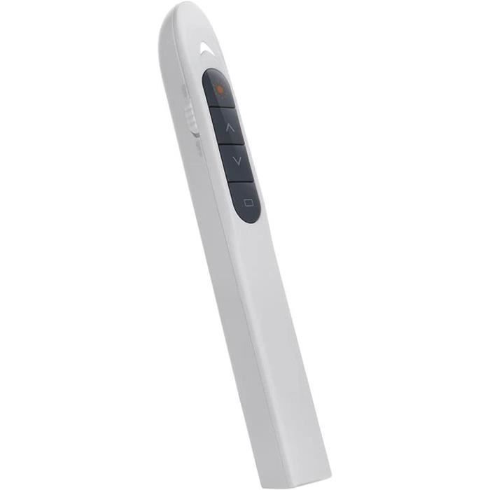 Télécommande Sans Fil Pour Présentation PowerPoint – Pointeur Laser Compatible USB/Type-C, Portée 10 M