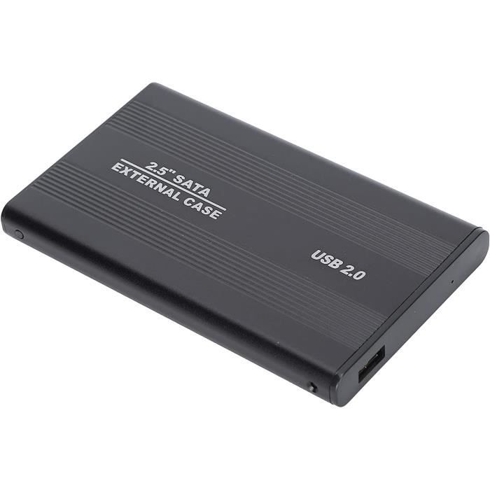 Boîtier Disque Dur Externe Portable 2.5" 2 To USB 2.0 - HDD/SSD Bleu Plug And Play