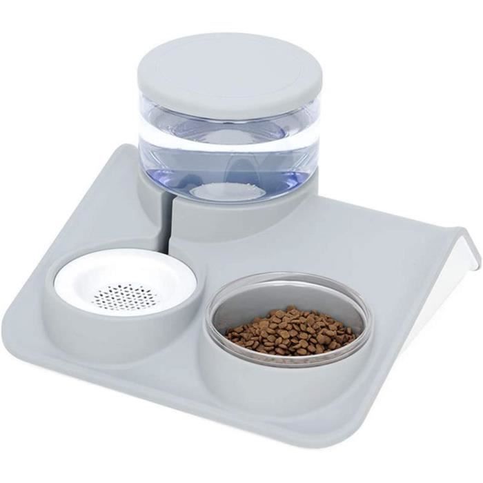 Distributeur De Croquettes Et Eau pour Chat Et Chien, 2 en 1 — free download
