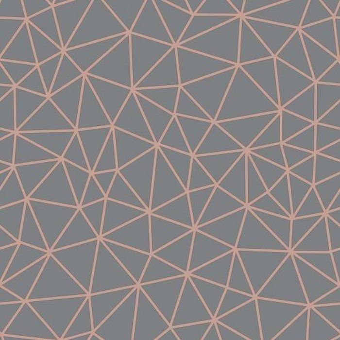 Avoir Images Papier Peint Symetrique Triangle Geometrique Gris Or Rose Rasch le plus cool salutations