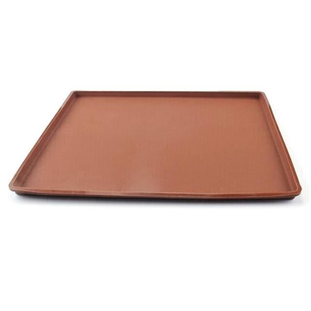 2 tapis de cuisson moule pyramide tapis silicone 41x29cm plaque de cuisson  effet sans matière grasse