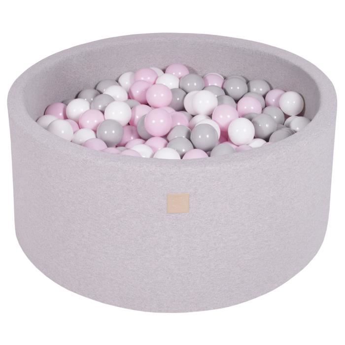 Piscine à balles bébé 90x30 cm bouclette – Marron glacé
