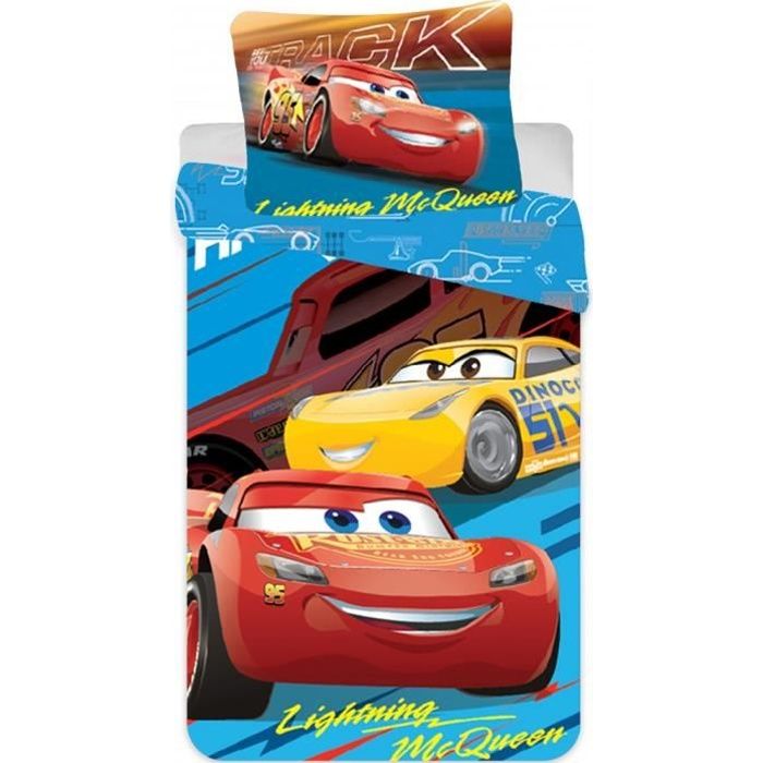 Drap housse pour enfant Disney Cars p01bs 140 x 200 cm 